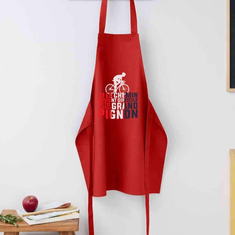 Si Le Chemin Devient Difficile - Cycliste Cadeau Tablier de cuisine