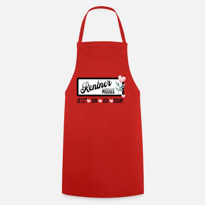 Pensioner Mode – Now it's my turn - Cooking Apron - red