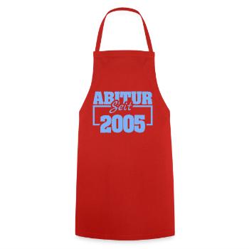 2005 - Cooking Apron - red - Front - AI Model Male 185 dark (185cm)