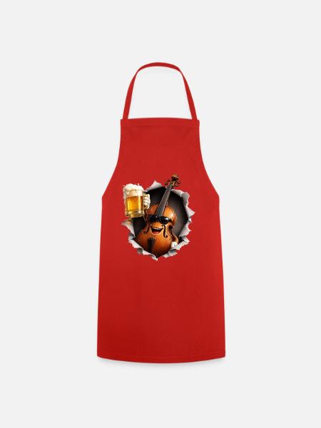 Cello Bier - Kochschürze - Rot