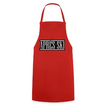 Après-ski - Cooking Apron - red - Front - AI Model Male 185 dark (185cm)