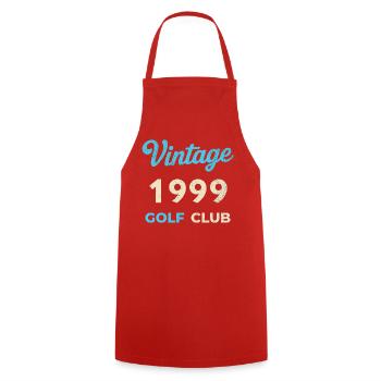 Vintage 1999 Golf Club Retro Geburtsjahr Geschenk - Kochschürze - Rot - Vorne - AI Model Male 185 dark (185cm)