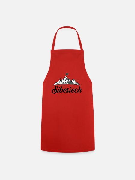 Sibesiech - cooler Typ - Kochschürze - Rot