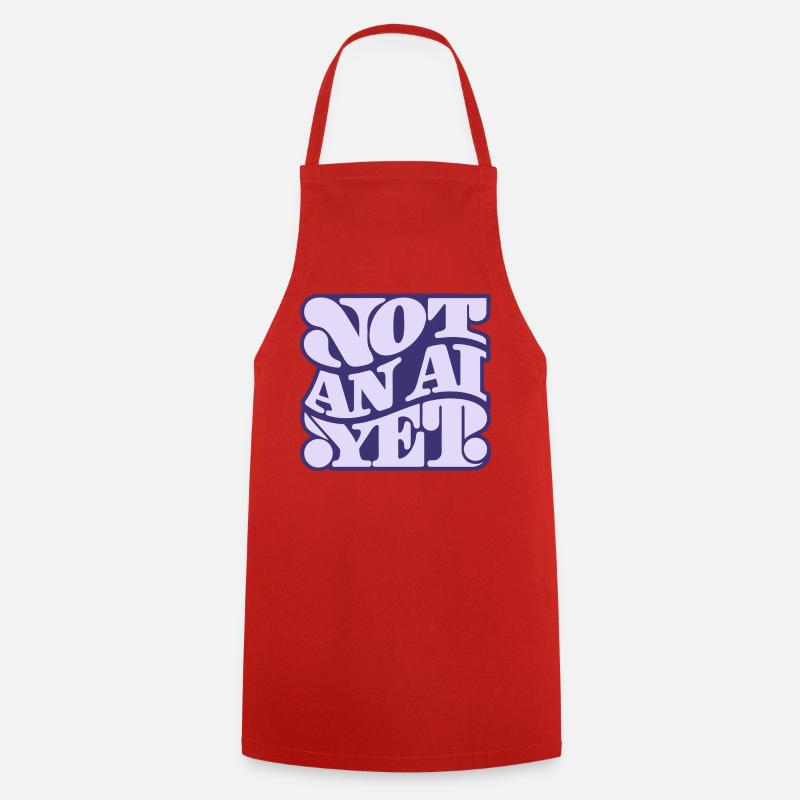 Not an AI yet - Cooking Apron - red