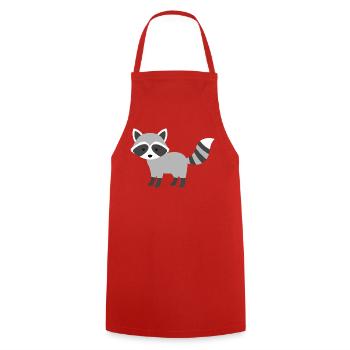 Style minimaliste curieux et mignon - Tablier de cuisine - rouge - Devant - AI Model Male 185 dark (185cm)