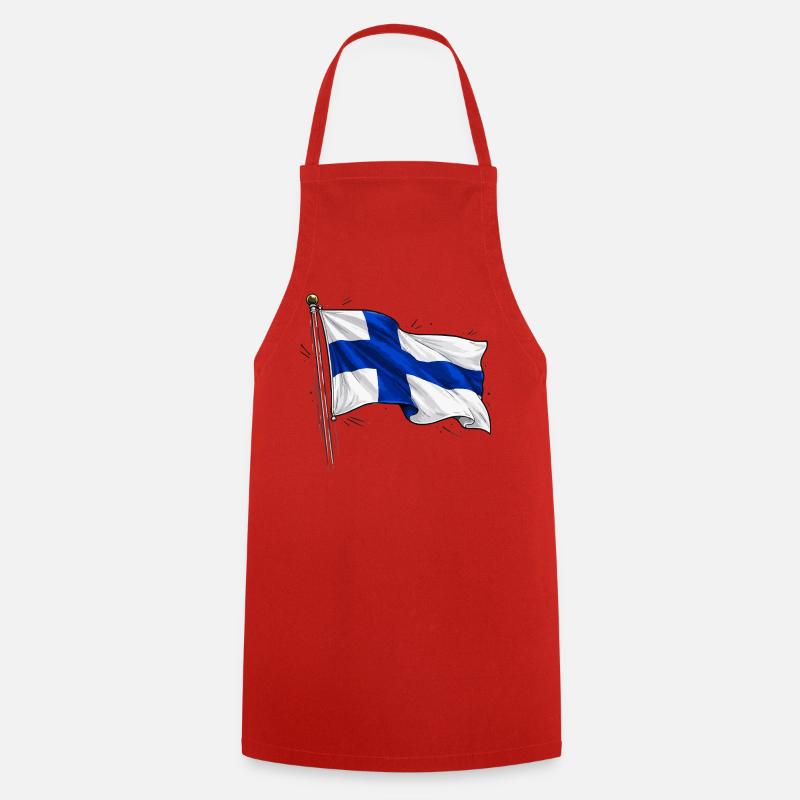 Suomen lippu - Esiliina - punainen