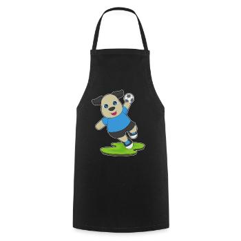 Sport de handball pour chiens - Tablier de cuisine - noir - Devant - AI Model Male 185 dark (185cm)