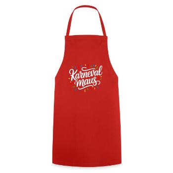 Carnival Mouse Colorful Confetti Carnival - Cooking Apron - red - Front - AI Model Male 185 dark (185cm)