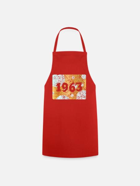 1963 - Kochschürze - Rot