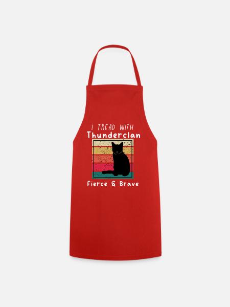 ThunderClan Pride-warriors cats-retro vintage - Cooking Apron - red