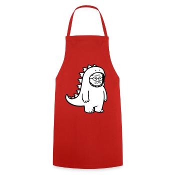 Karnevalmuffel Opa - Tablier de cuisine - rouge - Devant - AI Model Male 185 dark (185cm)