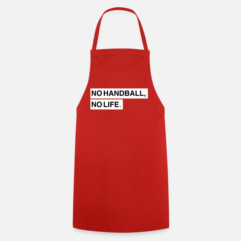 Pas de handball, pas de vie - Tablier de cuisine - rouge