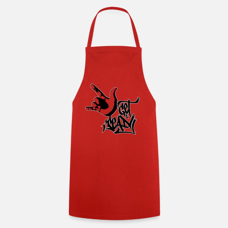 Get ready - Cooking Apron - red