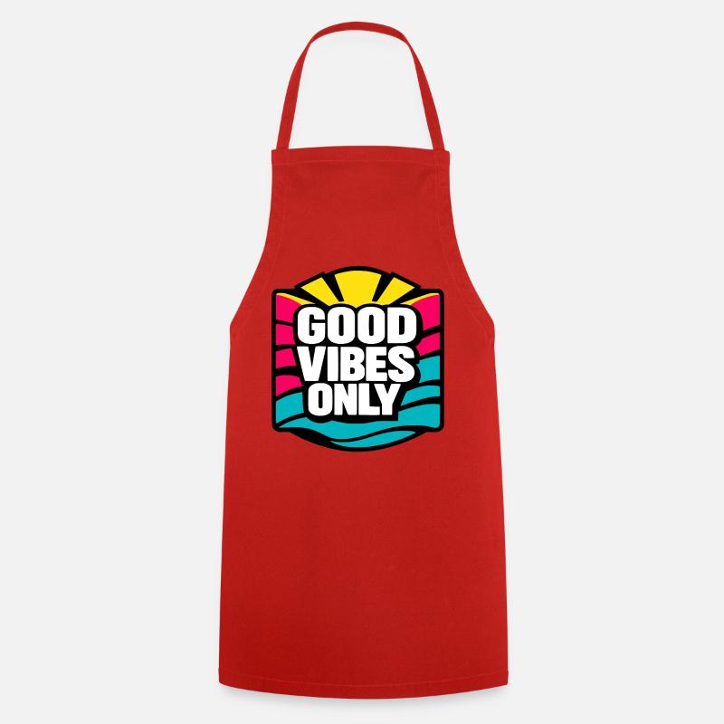 Nur gute Stimmung...  - Cooking Apron - red