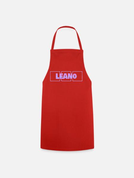 Geschenk für Lean - Kochschürze - Rot
