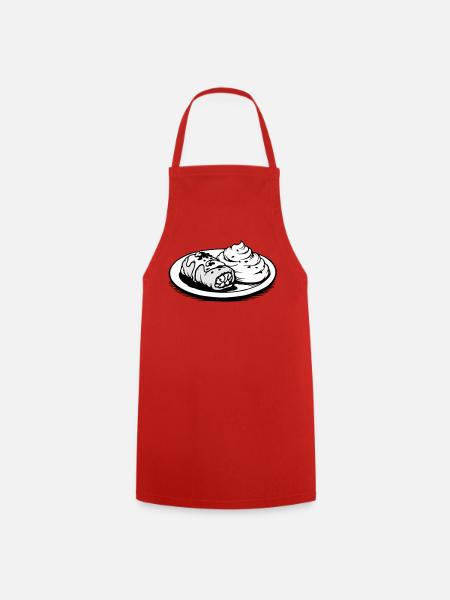 Golubzi cabbage wrap with mashed potatoes - Cooking Apron - red