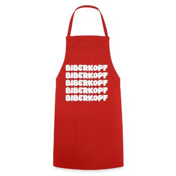 Gift for Beaverhead - Cooking Apron - red - Front - AI Model Male 185 dark (185cm)
