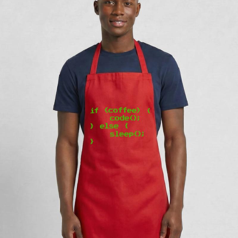 No Coffee No Code Programmer Computer Scientist Cooking Apron