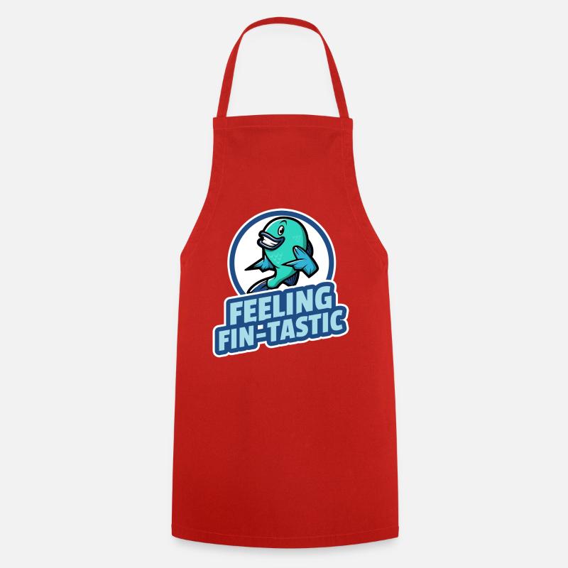 Feeling fin-tastic - Cooking Apron - red