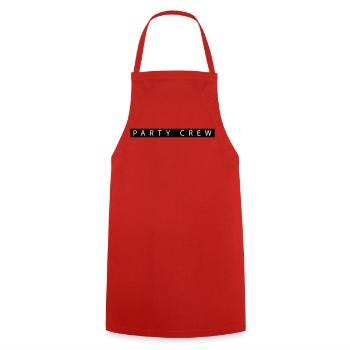 Équipe de fête - Tablier de cuisine - rouge - Devant - AI Model Male 185 dark (185cm)