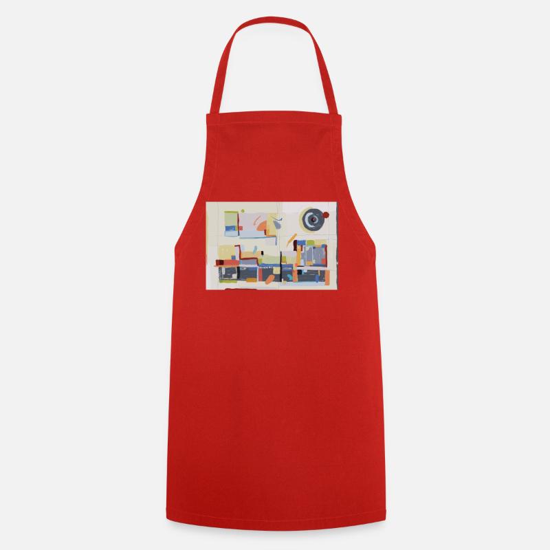 Notes from a Threshold - Cooking Apron - red