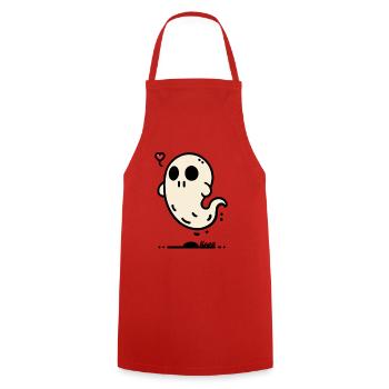 Dear Spirit - Cooking Apron - red - Front - AI Model Male 185 dark (185cm)