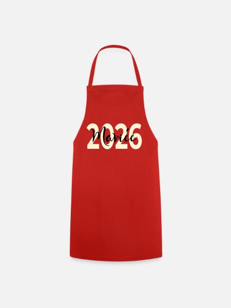 Braut 2026 - Kochschürze - Rot