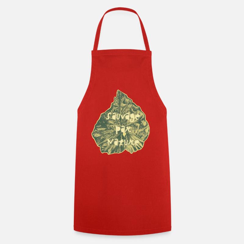 Wild by Nature - Cooking Apron - red