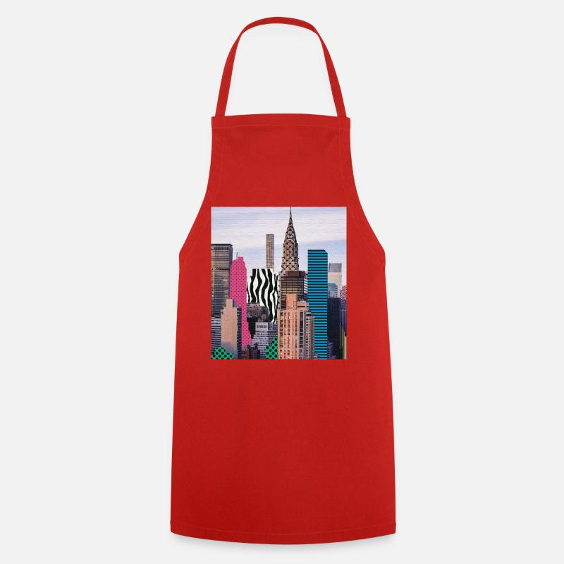 NYC - Cooking Apron - red