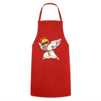 Dab Angel - Tablier de cuisine - rouge - Devant - AI Model Male 185 dark (185cm)