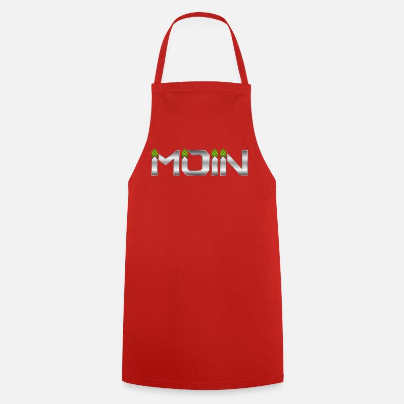 Hello - Cooking Apron - red