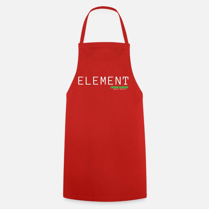 ÉLÉMENT | Architectes minimalistes du design Essence - Tablier de cuisine - rouge