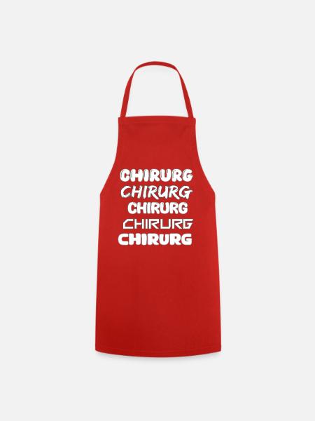 Chirurg als Beruf - Kochschürze - Rot