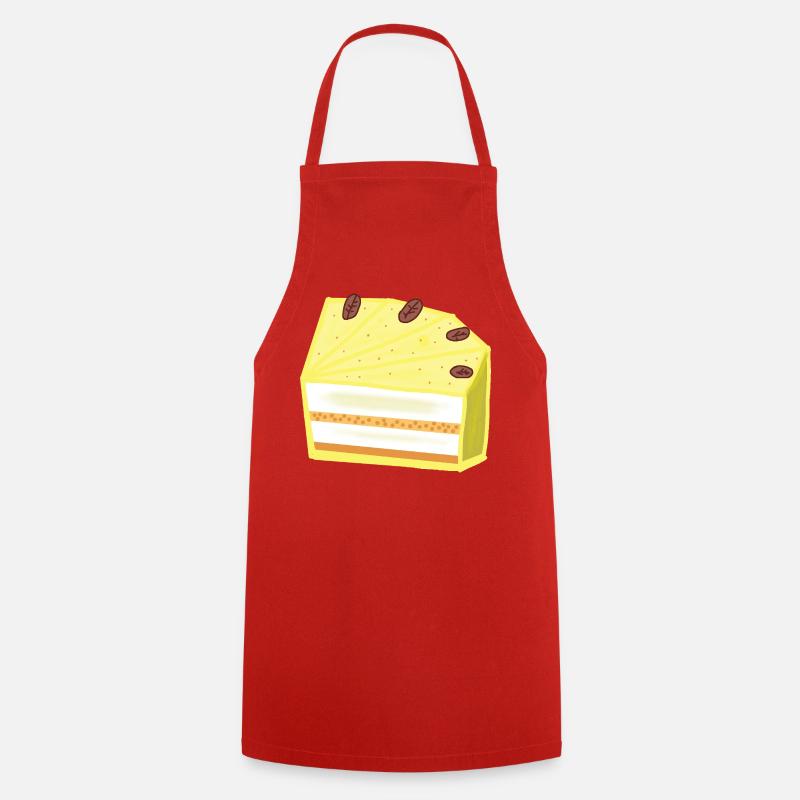 Cake Bakery Confectionery Baking Baker - Cooking Apron - red