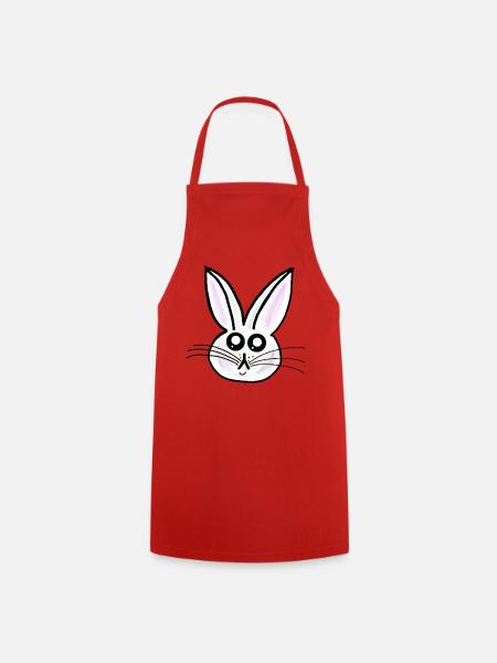 Hase Ostern Hase Hasen - Kochschürze - Rot