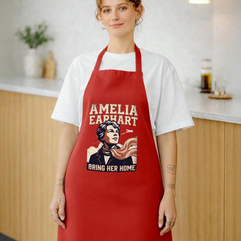 Amelia Earhart – Bring Her Home Cooking Apron