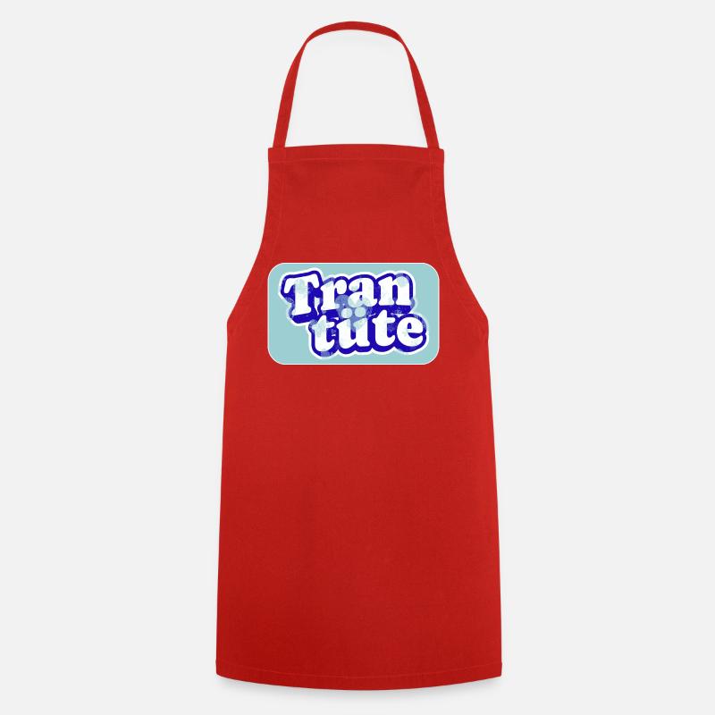 Real tranbage in service - Cooking Apron - red
