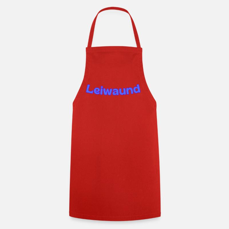 leiwaund - Kochschürze - Rot