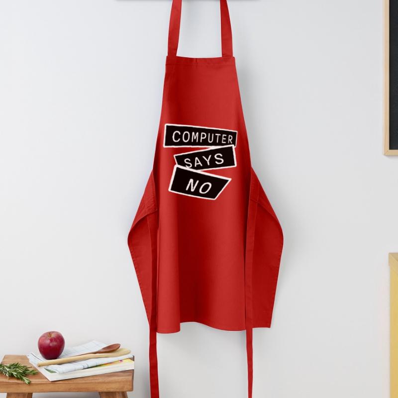 Computer Says No Funny Programmer Nerd Technique Cooking Apron