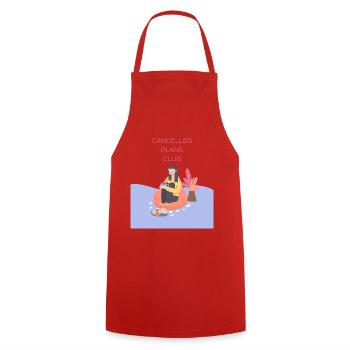 Club des plans annulés - Tablier de cuisine - rouge - Devant - AI Model Male 185 dark (185cm)