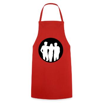 Menschen Gruppe Silhouette Freunde Team Zusammen - Kochschürze - Rot - Vorne - AI Model Male 185 dark (185cm)