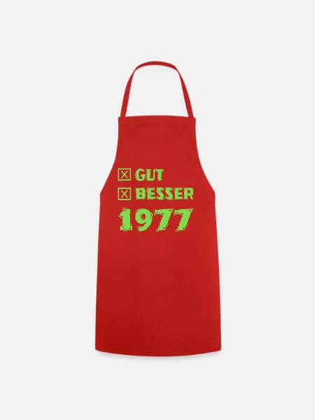 1977 - Kochschürze - Rot