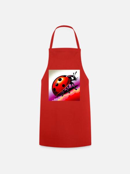 Marienkäfer - Kochschürze - Rot