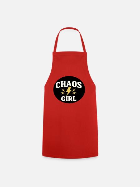 Chaos Girl - Kochschürze - Rot