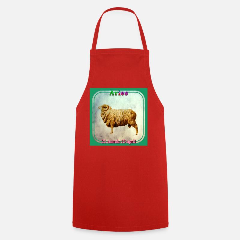 bélier - Tablier de cuisine - rouge