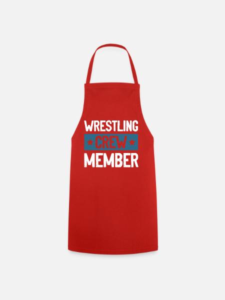 Wrestling Crew - Kochschürze - Rot