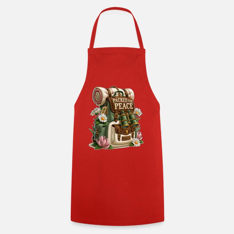 Sac à dos de randonnée Packed for Peace - Tablier de cuisine - rouge