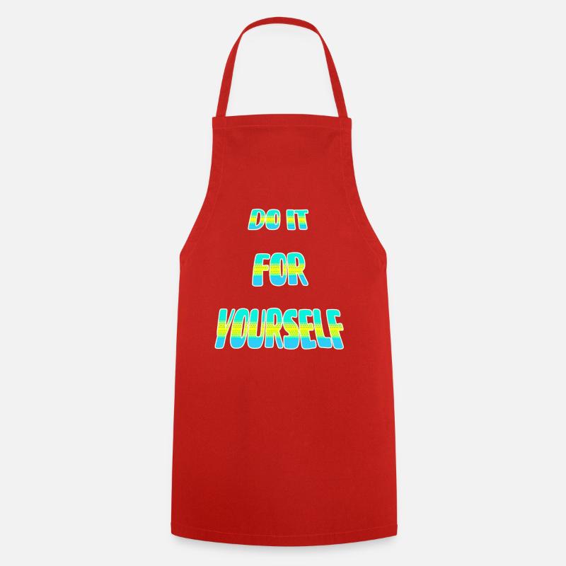 Do it point - Cooking Apron - red