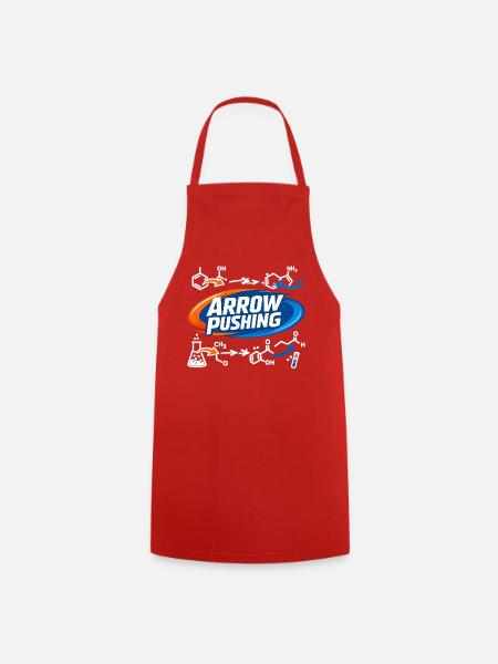 Chemie Pfeil-Push Design - Kochschürze - Rot