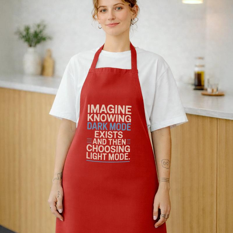 Le mode sombre existe Programmeur IT Nerd Coder Office Tablier de cuisine